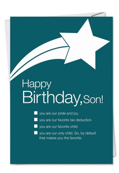 Happy birthday son udecide products birthday paper card u...