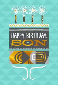 Birthday card for son you are loved and celebrated birthd...