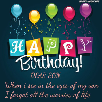Happy birthday wishes for son quotes images amp memes hap...