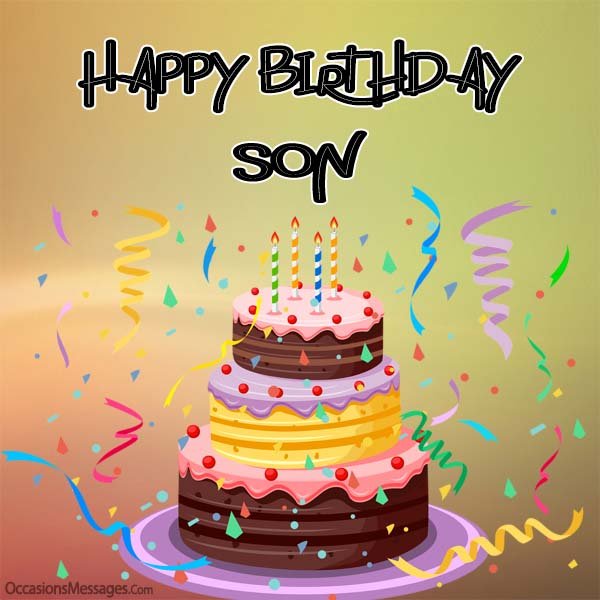 Birthday wishes for son from mother occasions messages