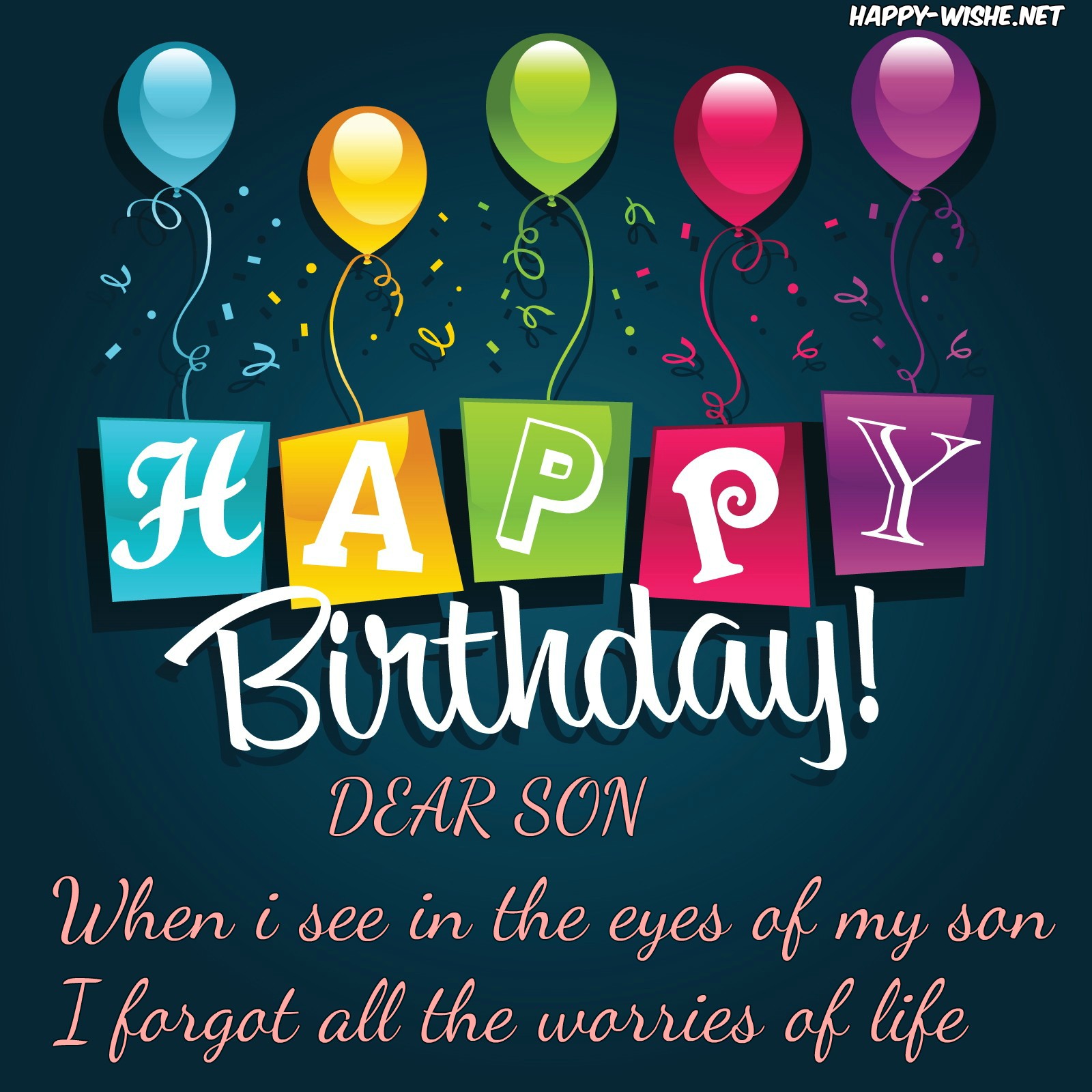 Happy Birthday Images For Son Free Beautiful Bday Cards And Pictures 