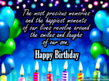 Birthday wishes for son quotes and messages – wishesmessa...
