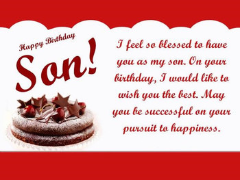 Happy birthday son quotes images pictures messages