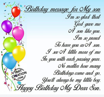 Best birthday images on pinterest birthday wishes for son