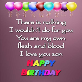 Unique birthday wishes for son with images  happy birthday