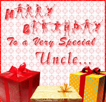 Happy birthday to a very special uncle