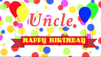 Happy birthday uncle song youtube