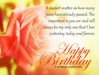 Birthday wishes and messages for wife wordings and messages