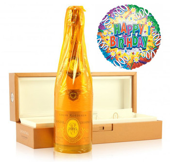Buy amp send louis roederer cristal champagne and happy b...
