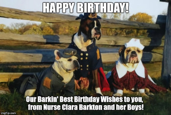 Birthday wishes from some civil war dogs imgflip
