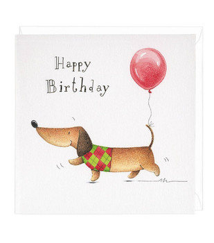 √ Happy birthday card dogs bunting regular birthday dog c...