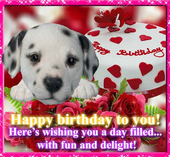 Cute puppy for your birthday free happy birthday ecards g...