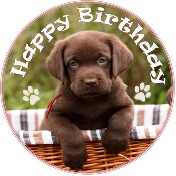 Wish you a very happy birthday – puppy image