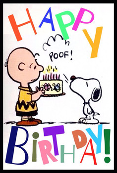 In happy birthday snoopy images coloring pages