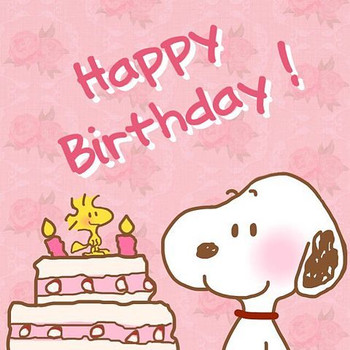 Best snoopy happy birthday images on pinterest peanuts