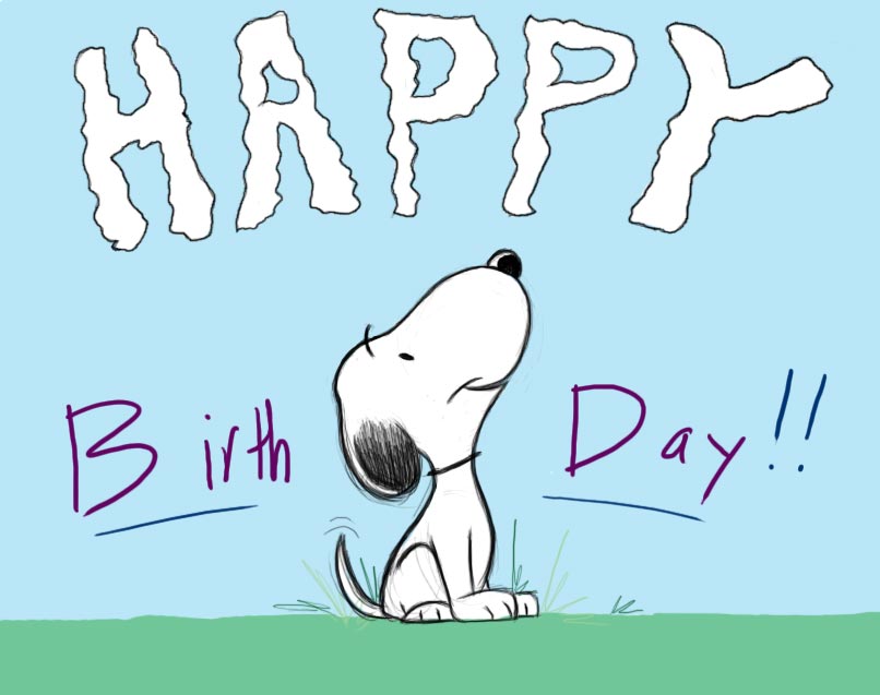 Happy Birthday Images With Snoopy Free Happy Bday Pictures And Photos Bday Card Com