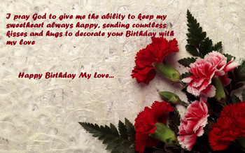 Birthday love quotes for her best wishes