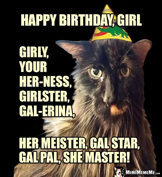 39+ Funny Cat Lady Happy Birthday Cat Meme