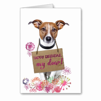 Jack russell birthday card fresh jack russell wishes you ...