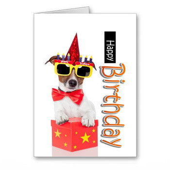 Greetings cards birthday dogs jack russell by thelazycats...