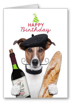 Greetings cards happy birthday cards dogs jack russell te...