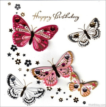 Butterfly birthday wishes