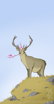 Birthday deer by jollyjack on deviantart