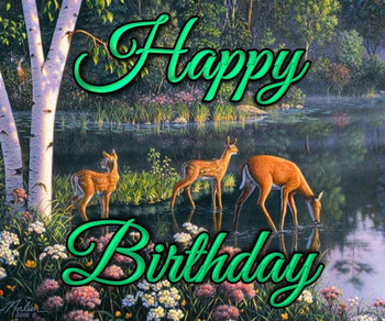 Deer lover bday happy birthday graphics pinterest happy