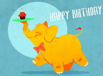 Birthday elephant by rollingrabbit on deviantart