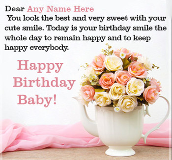 Romantic birthday wishes for girlfriend with name amp photo