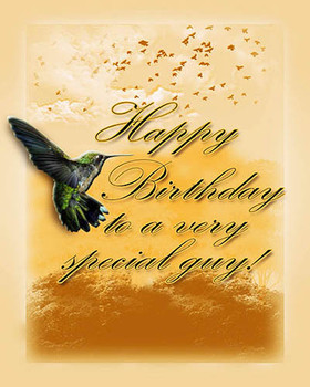 Hummingbird bday wish free birthday for him ecards greeti...