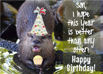 A birthday like no otter for my son free for son amp daug...