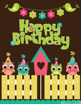 Free amp unique happy birthday cards with many elements •...