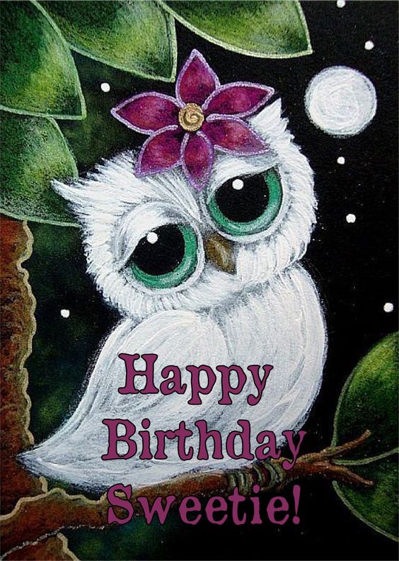Happy birthday sweetie owl owl photos pinterest owl and