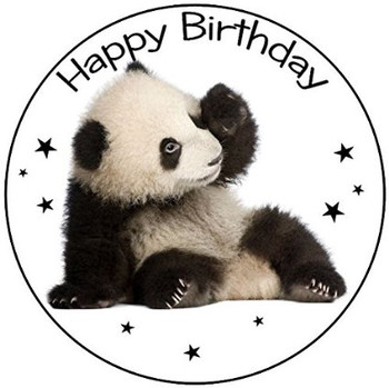 Happy birthday panda cake