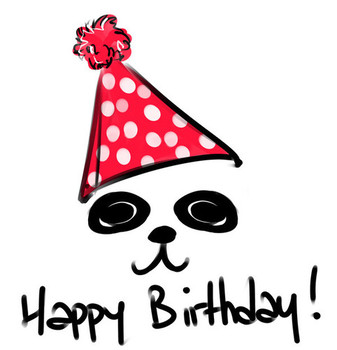 Panda happy birthday by ornisis on deviantart