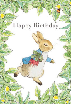 Peter rabbit birthday card beatrix potter shop