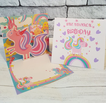 Unicorn birthday card happy birthday card unicorn card un...