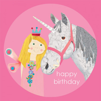 Unicorn birthday card karenza paperie