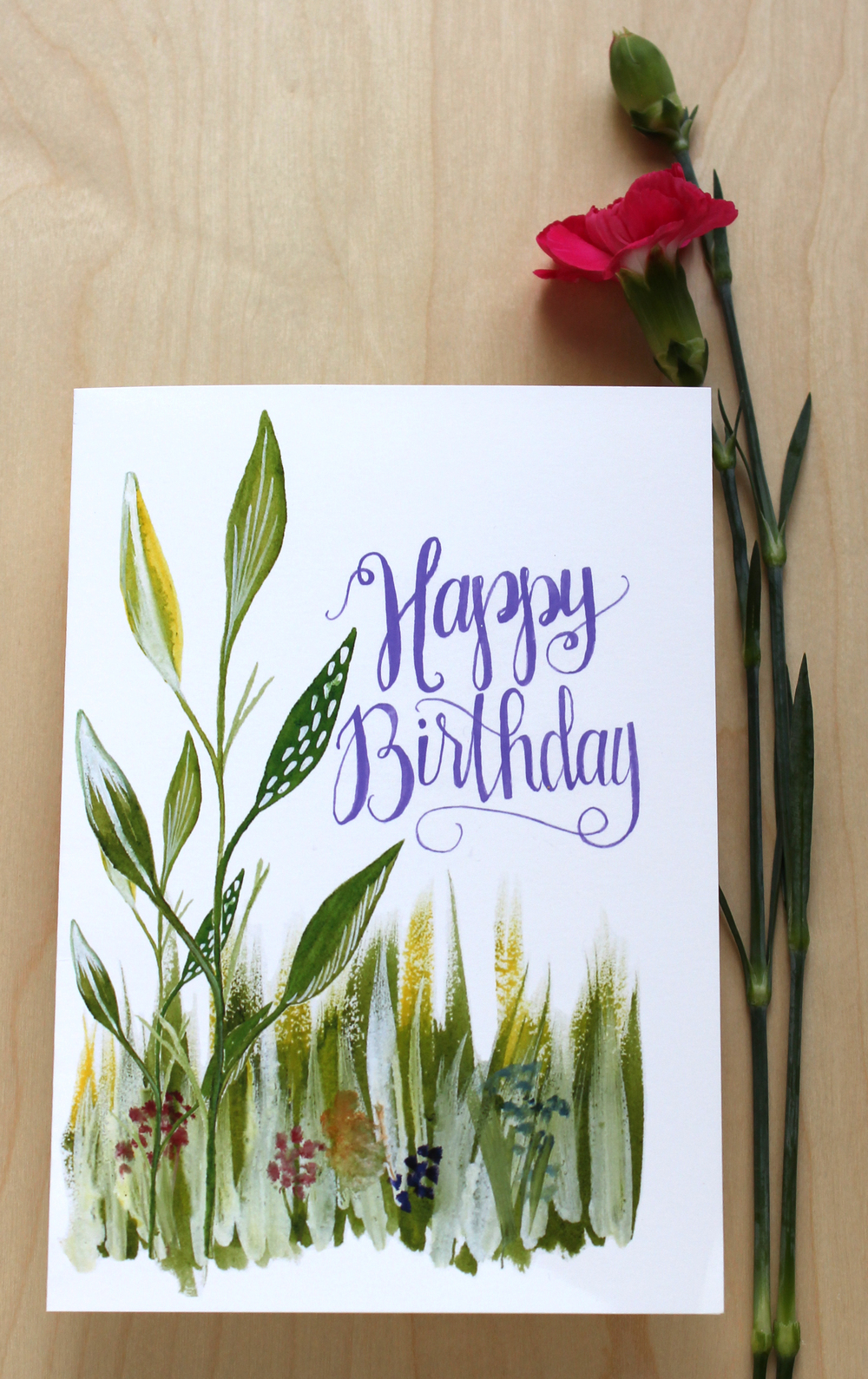 Happy birthday greeting card — daughter zion designs