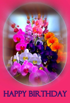 🥳 Happy birthday images with Orchids💐 - Free bday cards and pictures ...