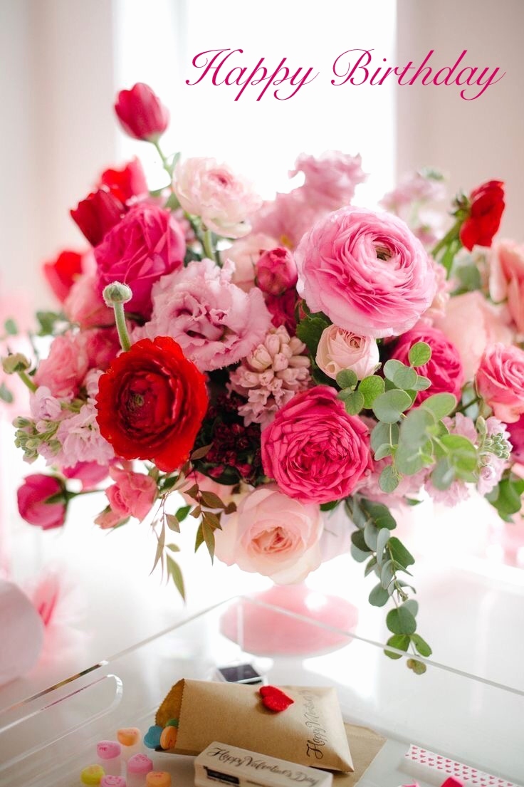 Happy birthday wishes roses best of happy birthday pink r...