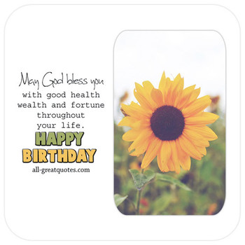 Free birthday cards to share on facebook sunflower birthd...