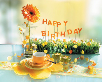 Cup of tea with sunflower happy birthday graphic share on...