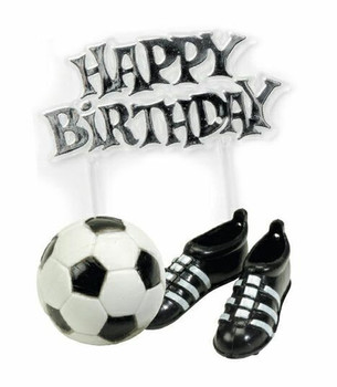 Football boots amp happy birthday cake topper kit