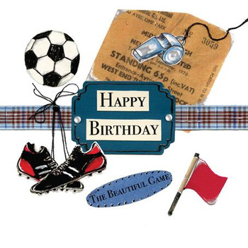 Football fan birthday card £ a great range of football fan