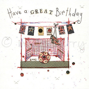 Happy birthday card vintage cards happy birthday football...