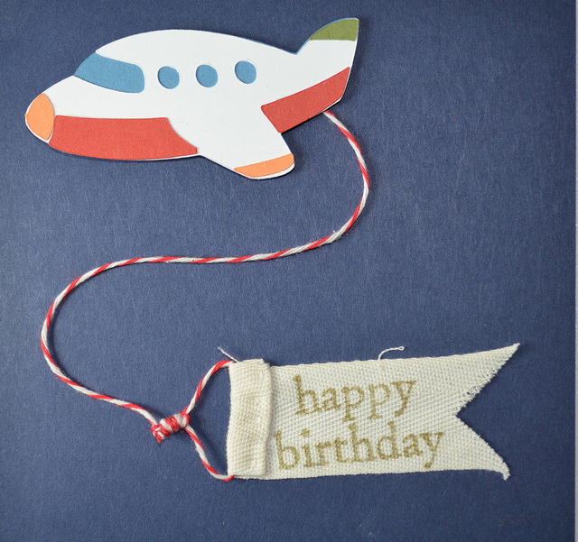 Banner happy birthday card jet plane happy birthday banners
