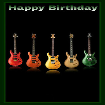 Fresh guitar happy birthday images