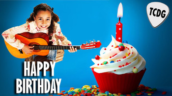 How to play happy birthday song on acoustic guitar easy